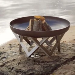 SvenskaV Venta Design-Feuerschale Ø63cm Rohstahl -Deutschland Wellness Gart Verkaufs-Shop 1016777 3