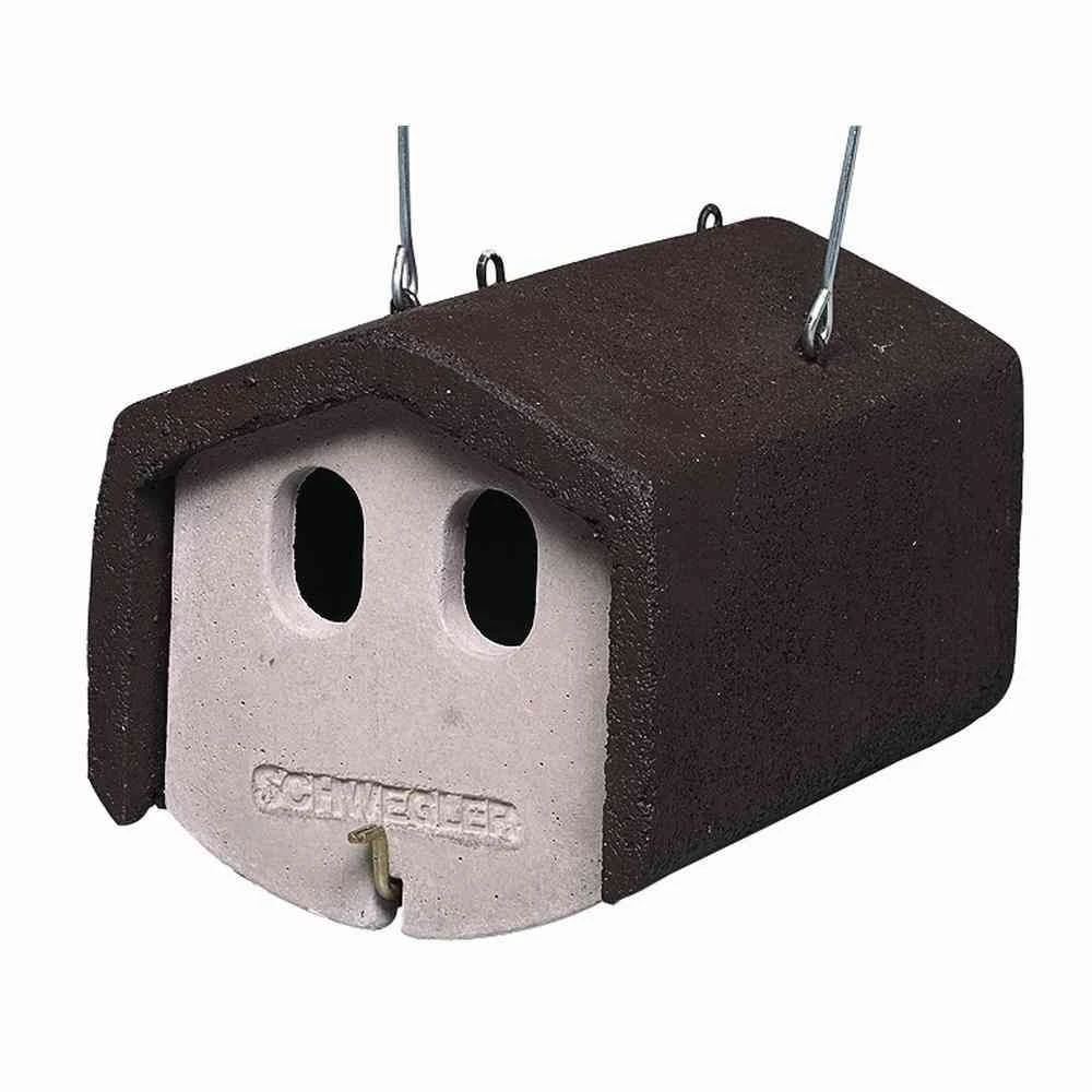 Nischenbrüterhöhle 1N Zum Aufhängen, Zwei Ovale Einfluglöcher 1 Nischenbrüterhöhle 1N Zum Aufhängen, Zwei Ovale Einfluglöcher