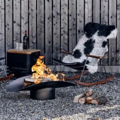 Höfats ELLIPSE Feuerschale Corten-Stahl Schwarz -Deutschland Wellness Gart Verkaufs-Shop 1062031 4