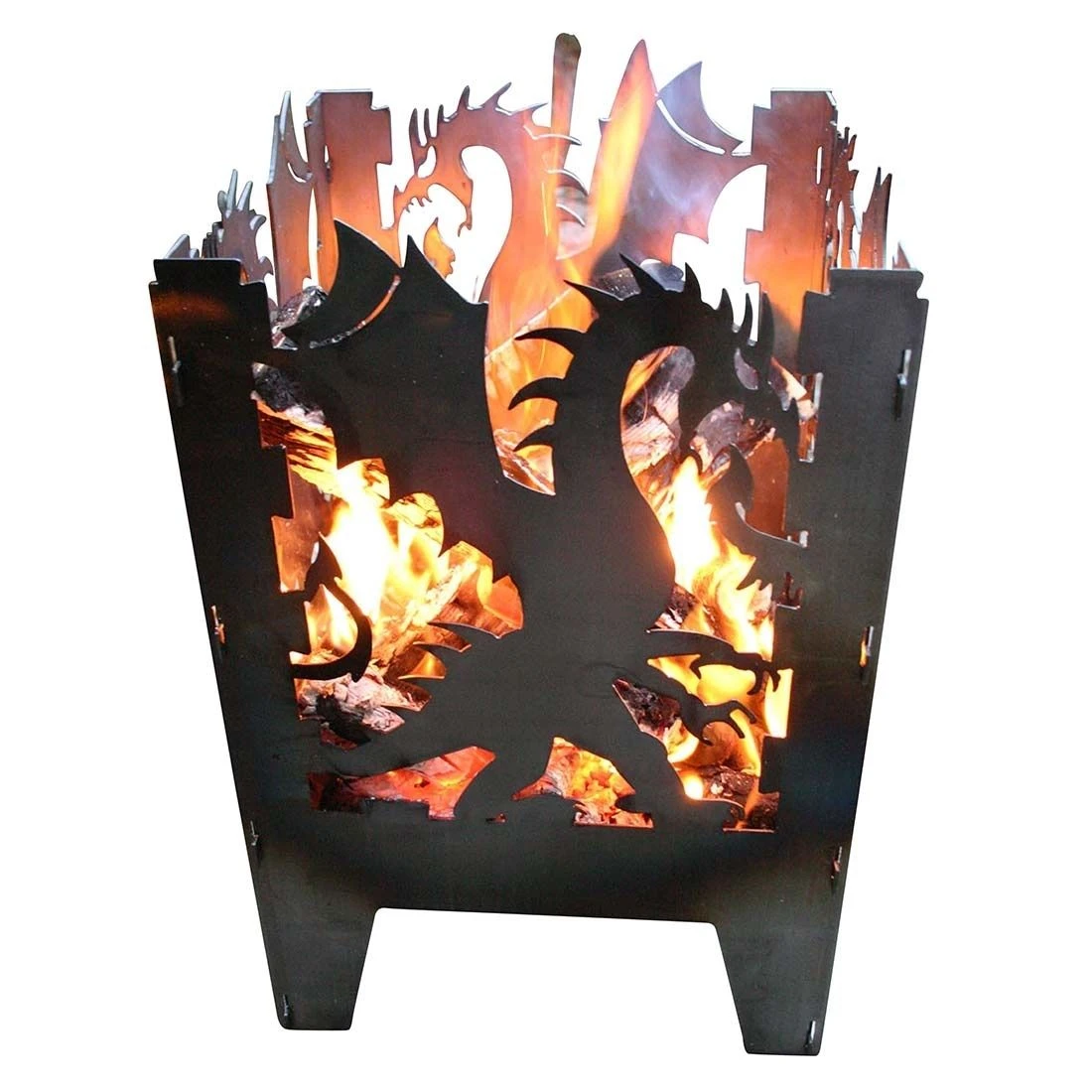 SvenskaV Drache Feuerkorb Rohstahl 30,5x32,0x47cm 1 SvenskaV Drache Feuerkorb Rohstahl 30,5x32,0x47cm