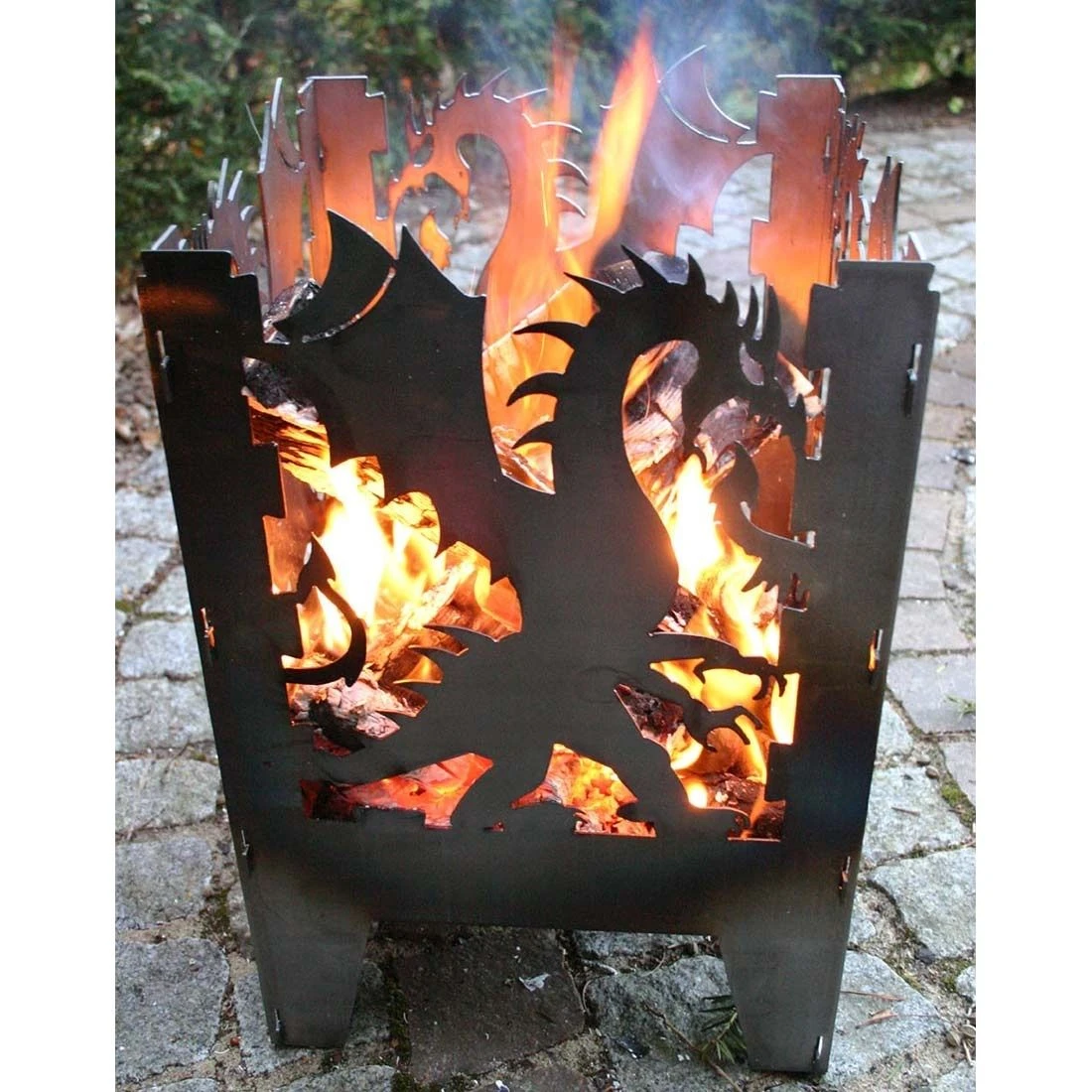 SvenskaV Drache Feuerkorb Rohstahl 30,5x32,0x47cm 6 SvenskaV Drache Feuerkorb Rohstahl 30,5x32,0x47cm – Bild 6