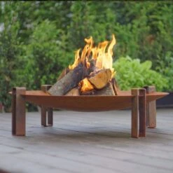 SvenskaV Space Design-Feuerschale Ø58x20cm Rohstahl -Deutschland Wellness Gart Verkaufs-Shop 1094228 3