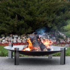 SvenskaV Space Design-Feuerschale Ø80x22cm Rohstahl -Deutschland Wellness Gart Verkaufs-Shop 1094250 4