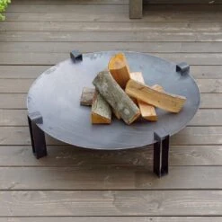 SvenskaV Space Design-Feuerschale Ø80x22cm Rohstahl -Deutschland Wellness Gart Verkaufs-Shop 1094250 9