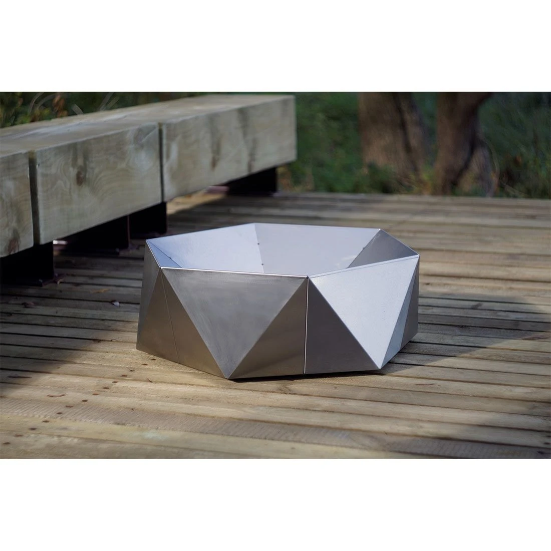 SvenskaV Junda Feuerschale 75x75 Cm Edelstahl 6 SvenskaV Junda Feuerschale 75x75 Cm Edelstahl – Bild 6