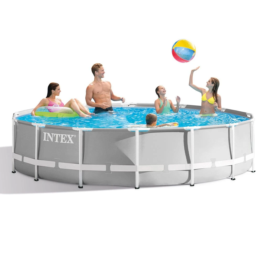 Intex PrismFrame Pool-Set Inkl GS Filterpumpe Ø457x122cm 1 Intex PrismFrame Pool-Set Inkl GS Filterpumpe Ø457x122cm