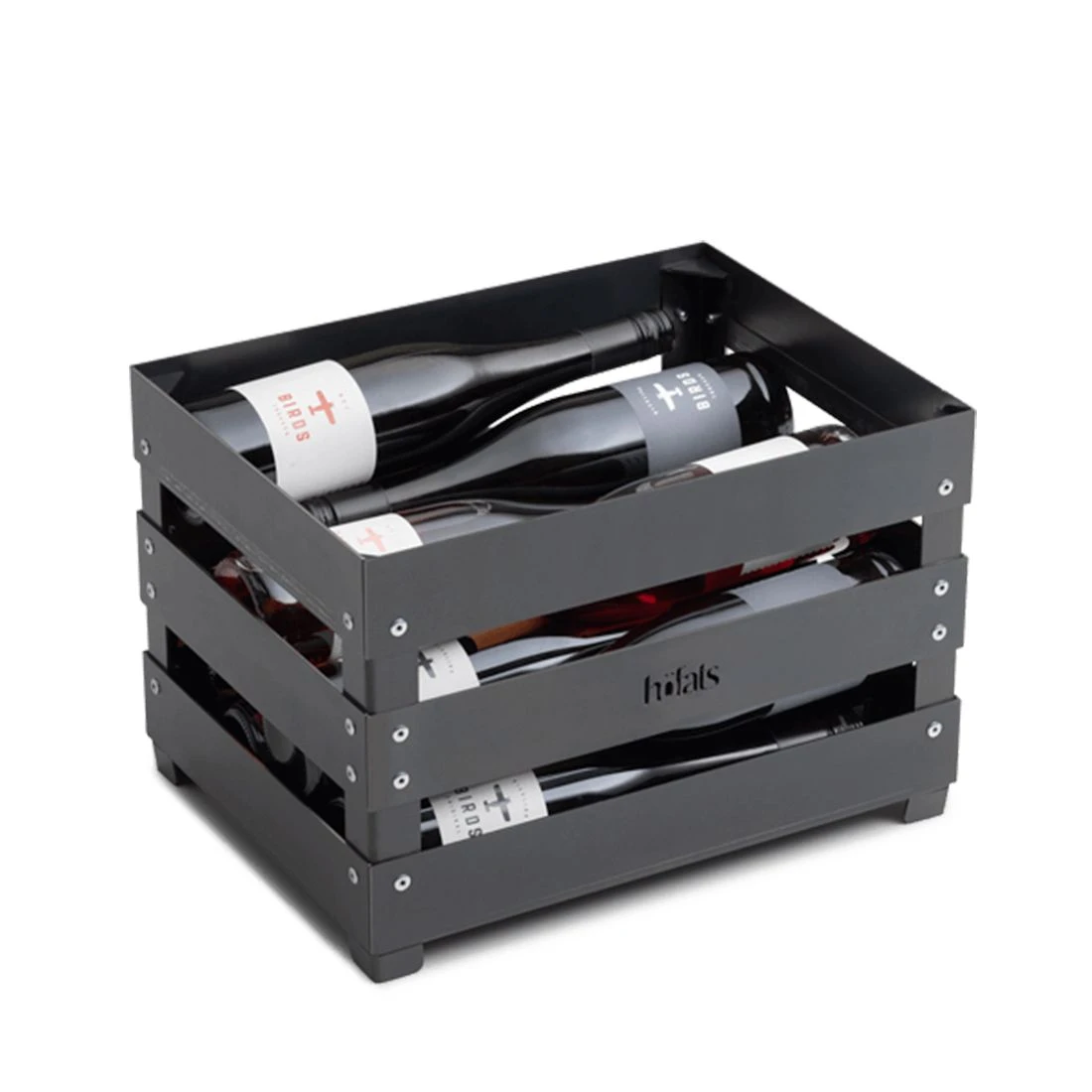 Höfats CRATE Feuerkorb Corten-Stahl Schwarz 2 Höfats CRATE Feuerkorb Corten-Stahl Schwarz – Bild 2