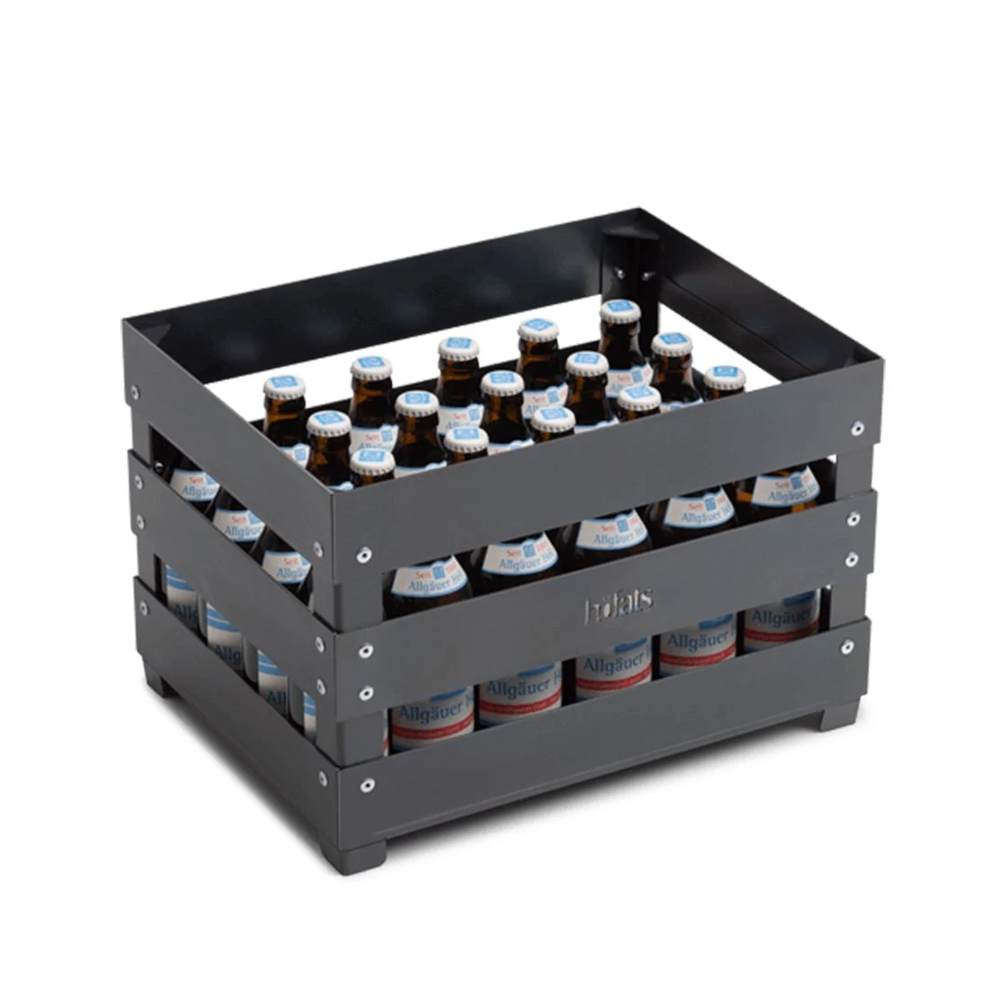 Höfats CRATE Feuerkorb Corten-Stahl Schwarz 4 Höfats CRATE Feuerkorb Corten-Stahl Schwarz – Bild 4