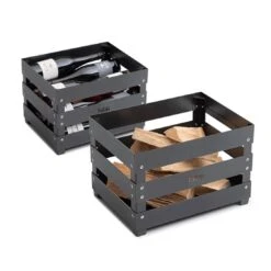 Höfats CRATE Feuerkorb Corten-Stahl Schwarz 11 Höfats CRATE Feuerkorb Corten-Stahl Schwarz -Deutschland Wellness Gart Verkaufs-Shop 1194504 6