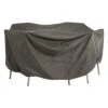 Stern Gartentisch Schutzhülle Ø110cm Polyester Grau