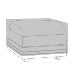 Zebra Cubo Abdeckhaube Mittelmodul/Sessel 70x77x56cm PVC Gewebe Schwarz -Deutschland Wellness Gart Verkaufs-Shop 1212071 3