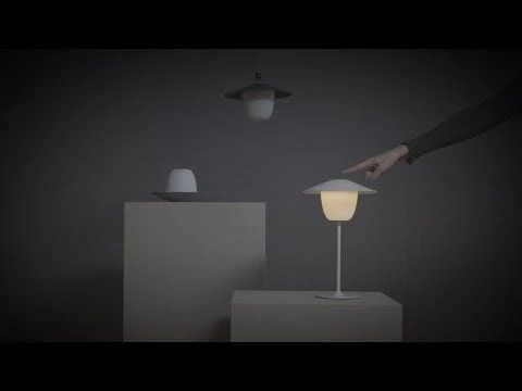 Blomus Ani Lamp Mobile LED-Leuchte Aluminium Bark 1 Blomus Ani Lamp Mobile LED-Leuchte Aluminium Bark