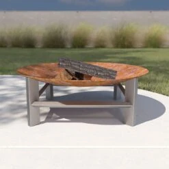 SvenskaV Alpha Super XXL Feuerschale 80x80x22,5cm Edelstahl/Rohstahl Edelstahl/Schwarz 9 SvenskaV Alpha Super XXL Feuerschale 80x80x22,5cm Edelstahl/Rohstahl Edelstahl/Schwarz -Deutschland Wellness Gart Verkaufs-Shop 1231299 5