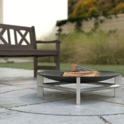 SvenskaV Alpha Super XXL Feuerschale 80x80x22,5cm Edelstahl 7 SvenskaV Alpha Super XXL Feuerschale 80x80x22,5cm Edelstahl -Deutschland Wellness Gart Verkaufs-Shop 1231310 4