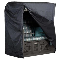 DeVries Amrum XL Strandkorbhaube Polyester-Gewebe Dunkelgrau