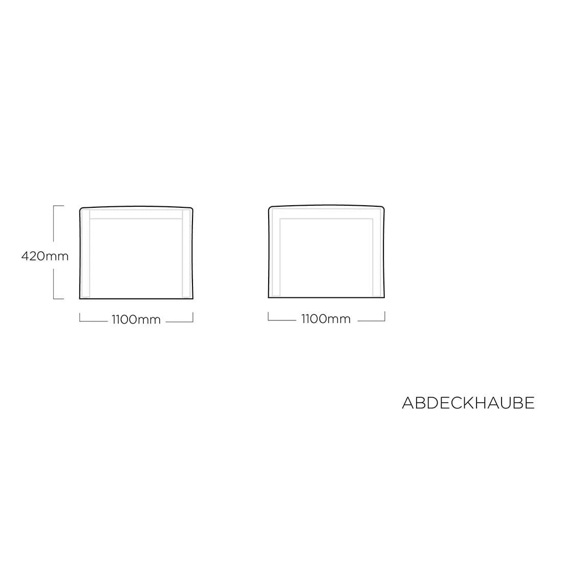 Kettler Abdeckhaube Für Royal Hocker Polyester Grau-Silber 4 Kettler Abdeckhaube Für Royal Hocker Polyester Grau-Silber – Bild 4