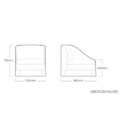 Kettler Abdeckhaube Für Royal Sessel Polyester Grau-Silber -Deutschland Wellness Gart Verkaufs-Shop 1271086 4