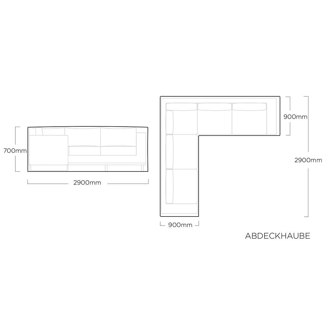 Kettler Abdeckhaube Für EGO Lounge Set Grau-Silber 3 Kettler Abdeckhaube Für EGO Lounge Set Grau-Silber – Bild 3