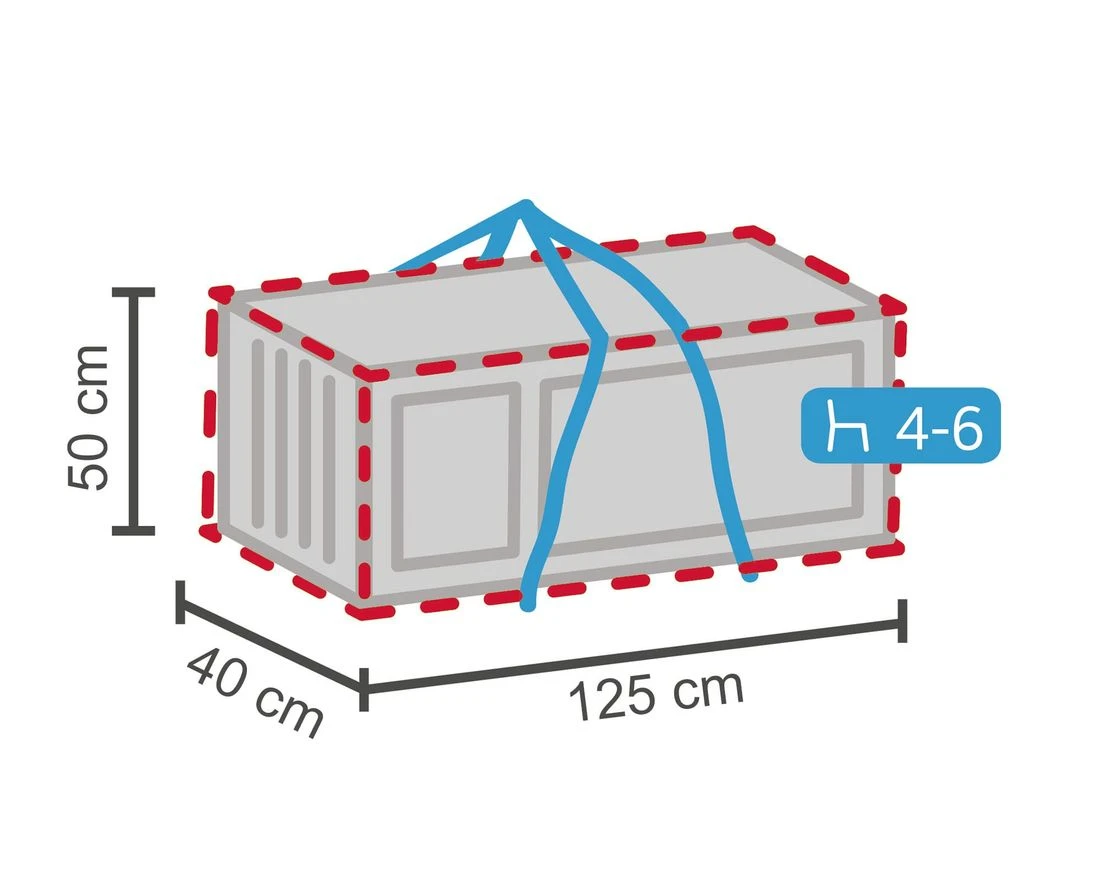 LC Garden Aufbewahrungstasche 125x40x50 Cm 2 LC Garden Aufbewahrungstasche 125x40x50 Cm – Bild 2