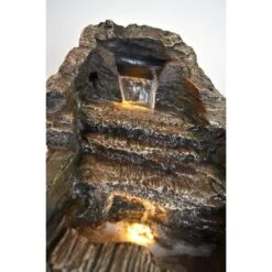 Heissner Baumstamm LED Gartenbrunnen Polyresin 8 Heissner Baumstamm LED Gartenbrunnen Polyresin -Deutschland Wellness Gart Verkaufs-Shop 1302546 4