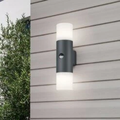 Trio Leuchten Hoosic Außenwandbeleuchtung Aluminium/Kunststoff Anthrazit -Deutschland Wellness Gart Verkaufs-Shop 1309498 3