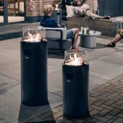 Enders NOVA LED L Gas-Feuersäule Ø36x102 Cm Edelstahl Schwarz 13 Enders NOVA LED L Gas-Feuersäule Ø36x102 Cm Edelstahl Schwarz -Deutschland Wellness Gart Verkaufs-Shop 1338791 6