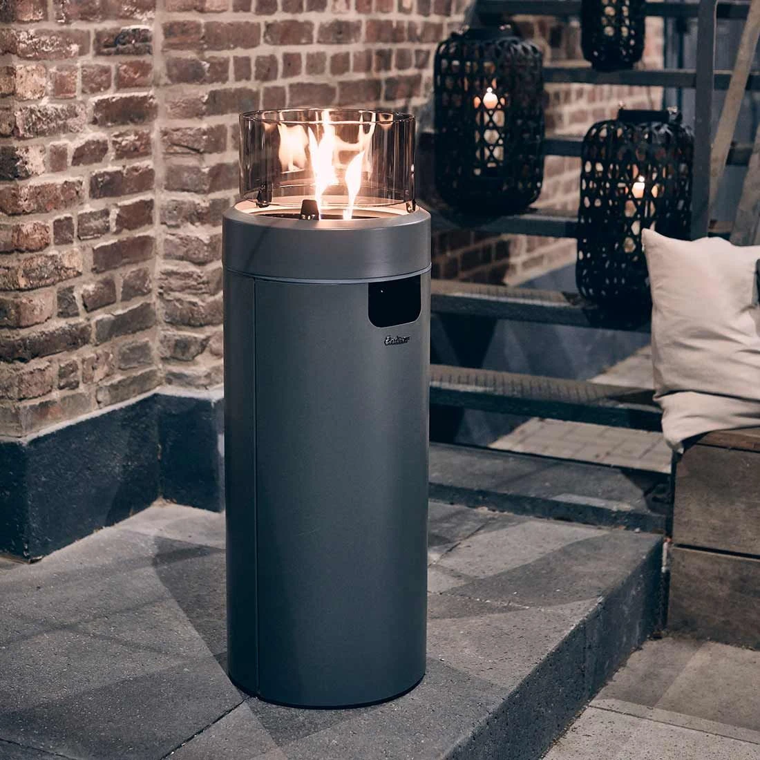 Enders NOVA LED L Gas-Feuersäule Ø36x102 Cm Edelstahl Grau 8 Enders NOVA LED L Gas-Feuersäule Ø36x102 Cm Edelstahl Grau – Bild 8