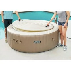 Intex Energiesparabdeckung Für Whirpool Pure Spa Beige -Deutschland Wellness Gart Verkaufs-Shop 1342905 4