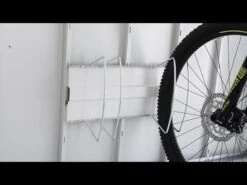 Biohort Neo Bikeholder Fahrradständer Grau-weiß