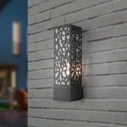 Trio Leuchten Cooper Außenwandbeleuchtung 14x10x36cm Edelstahl Anthrazit -Deutschland Wellness Gart Verkaufs-Shop 1352585 3