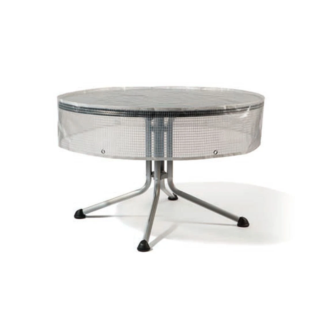 Heinemeyer Gartentisch Schutzhülle Ø100cm Poly-Gitter-Folie Transparent 1 Heinemeyer Gartentisch Schutzhülle Ø100cm Poly-Gitter-Folie Transparent