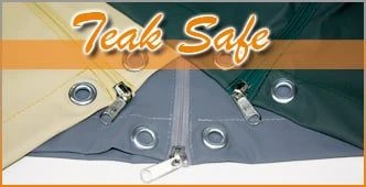 Heinemeyer Gartentisch Schutzhülle 100x100cm Teak-Safe Grau 2 Heinemeyer Gartentisch Schutzhülle 100x100cm Teak-Safe Grau – Bild 2