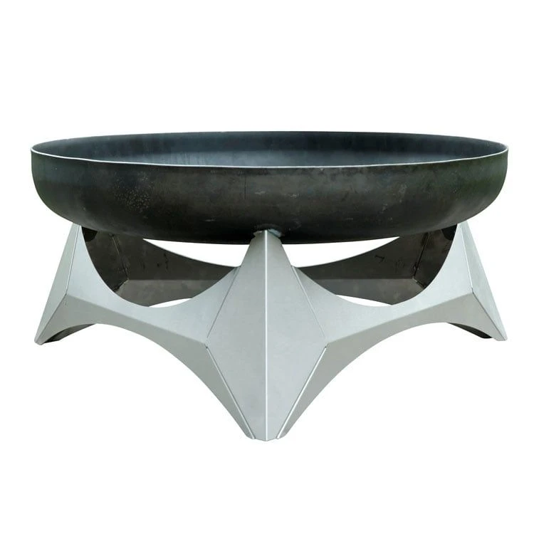 SvenskaV ARKA Feuerschale 63x63cm, Unterbau Edelstahl 1 SvenskaV ARKA Feuerschale 63x63cm, Unterbau Edelstahl