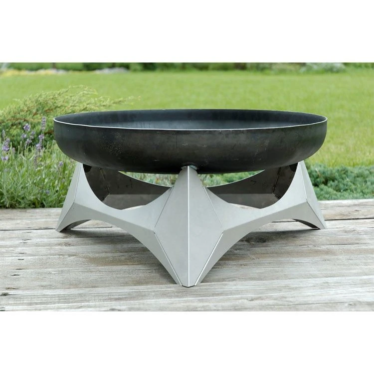 SvenskaV ARKA Feuerschale 63x63cm, Unterbau Edelstahl 2 SvenskaV ARKA Feuerschale 63x63cm, Unterbau Edelstahl – Bild 2