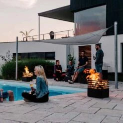 Höfats CUBE Feuerkorb Edelstahl Schwarz -Deutschland Wellness Gart Verkaufs-Shop 891454 7