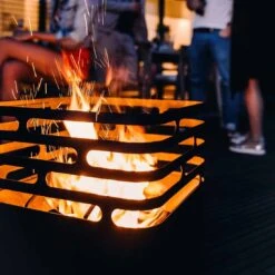 Höfats CUBE Feuerkorb Corten-Stahl Rostig -Deutschland Wellness Gart Verkaufs-Shop 961040 5