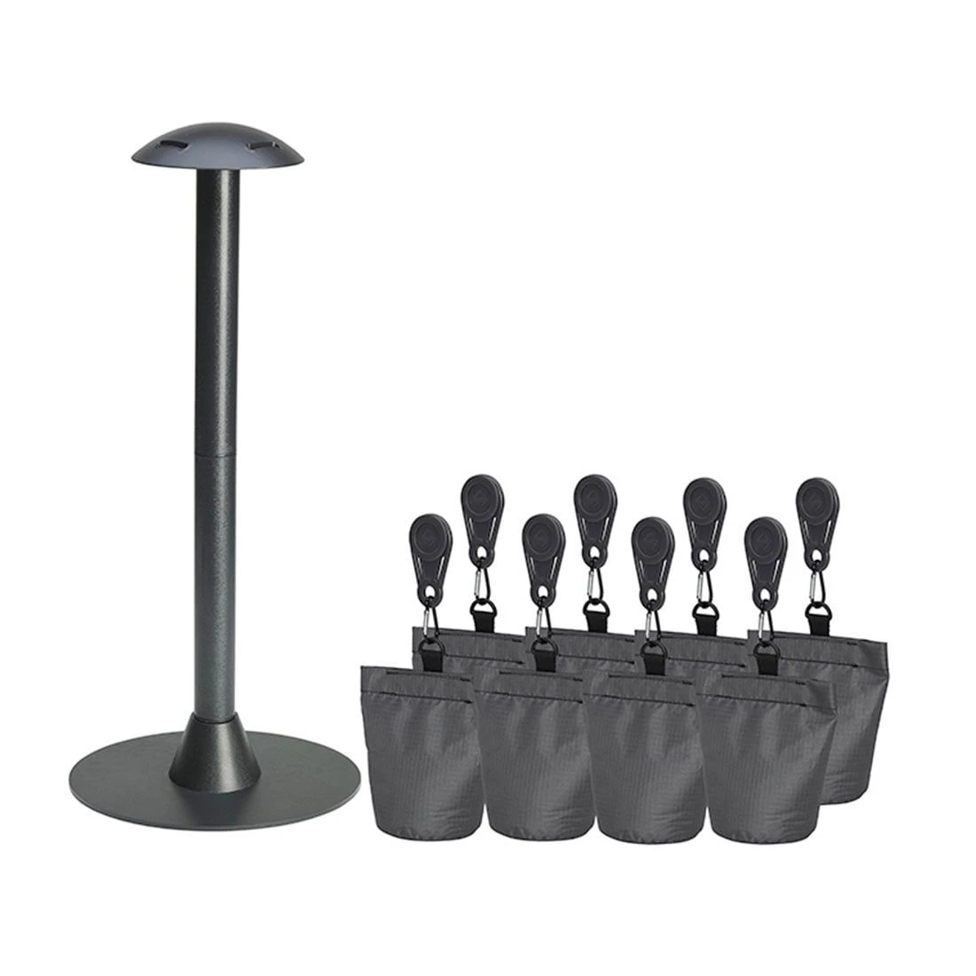 AeroCover Abstandshalter Plus 8 Sandsäcke (unbefüllt) Und Clips Uni Anthrazit 2 AeroCover Abstandshalter Plus 8 Sandsäcke (unbefüllt) Und Clips Uni Anthrazit – Bild 2