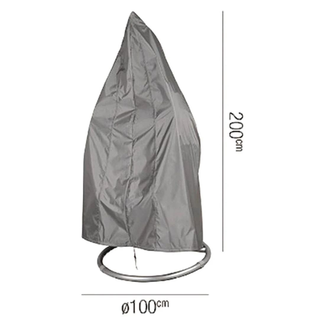 AeroCover Schutzhülle Für Hängekorb Ø100x200 Polyester Uni Anthrazit 1 AeroCover Schutzhülle Für Hängekorb Ø100x200 Polyester Uni Anthrazit