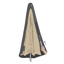 AeroCover Ampelschirm Schutzhülle Bis Ø350cm Oder 300x300cm Polyester Uni Anthrazit 14 AeroCover Ampelschirm Schutzhülle Bis Ø350cm Oder 300x300cm Polyester Uni Anthrazit -Deutschland Wellness Gart Verkaufs-Shop aerocover schirmhulle fur ampelschirm bis o350cm 3