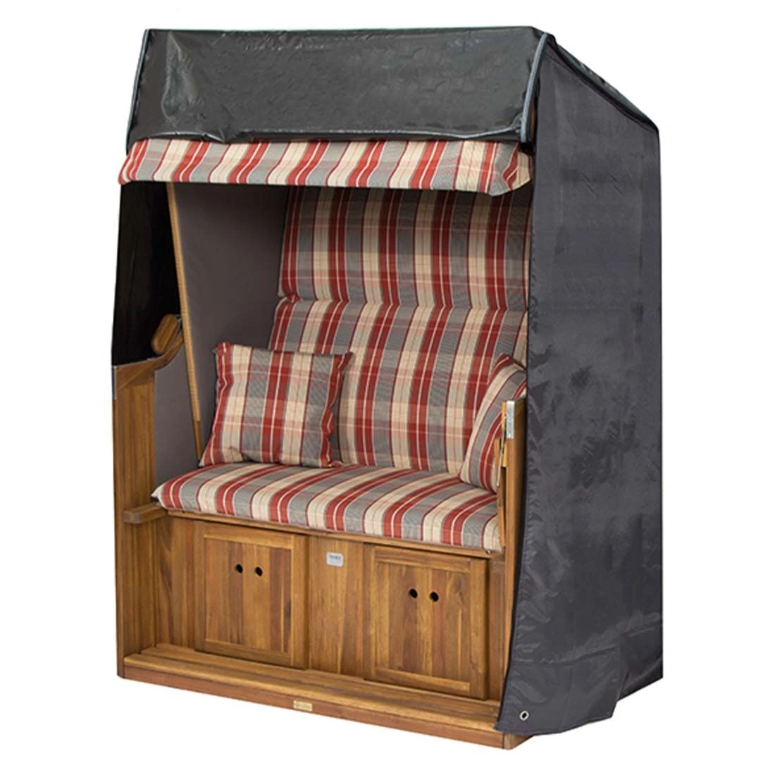 AeroCover Schutzhülle Für Strandkorb 150x105x165cm Polyester Uni Anthrazit 2 AeroCover Schutzhülle Für Strandkorb 150x105x165cm Polyester Uni Anthrazit – Bild 2