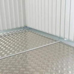 Biohort Avantgarde Gerätehaus Bodenplatte Silber