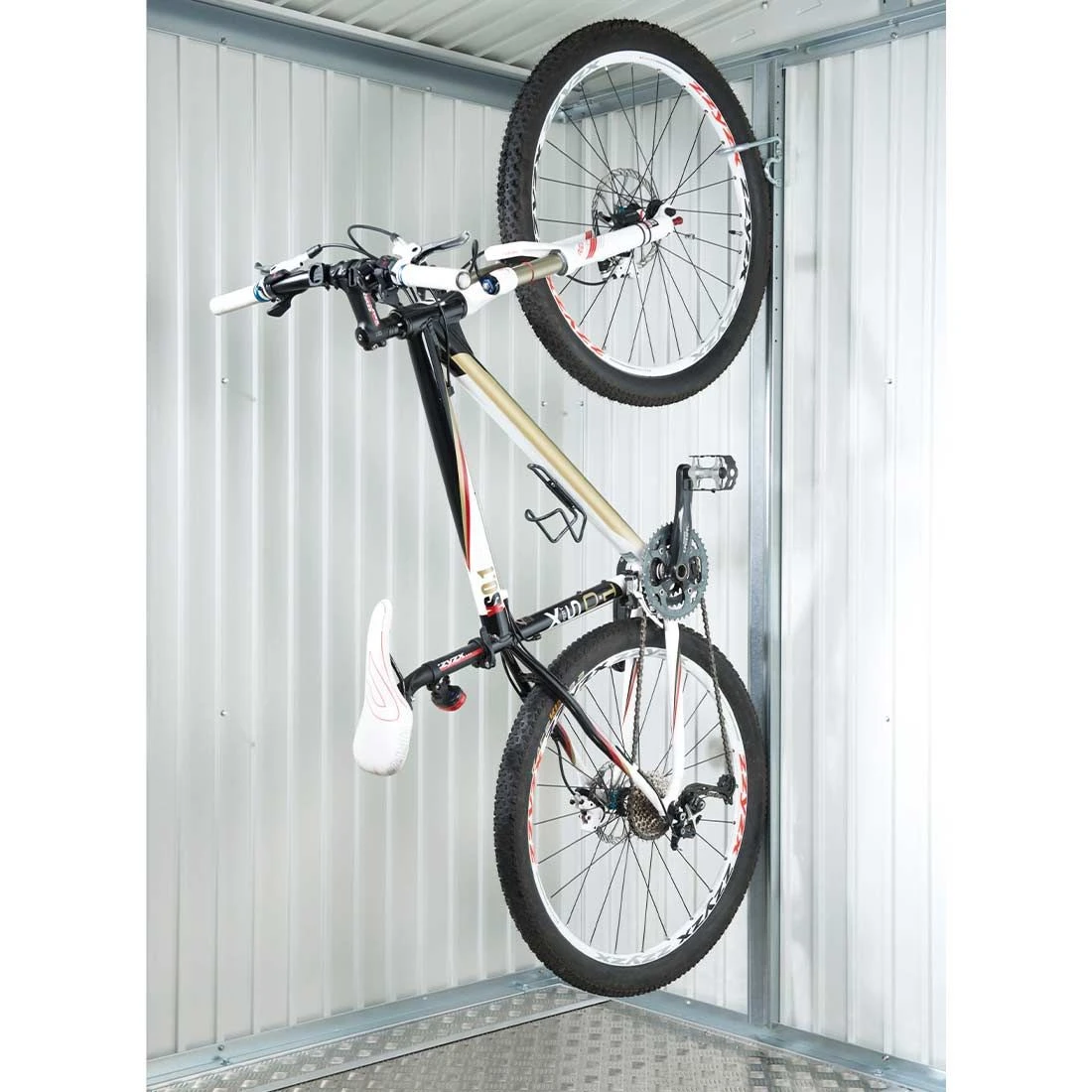 Biohort AvantGarde/HighLine/Panorama BikeMax Fahrradaufhängung 4x4x185cm Silber 2 Biohort AvantGarde/HighLine/Panorama BikeMax Fahrradaufhängung 4x4x185cm Silber – Bild 2