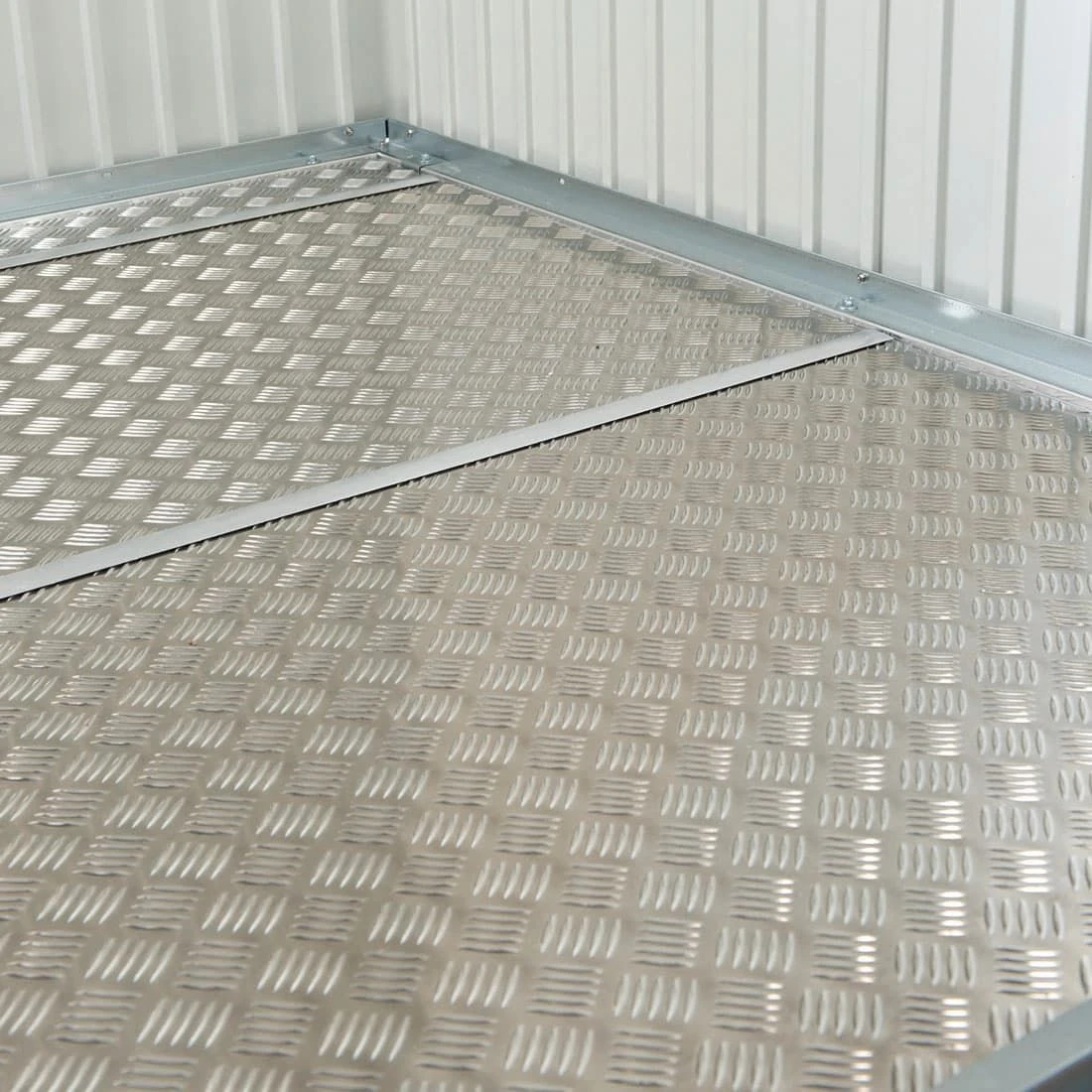 Biohort AvantGarde/HighLine/Panorama Bodenplatte 243x243cm Silber 1 Biohort AvantGarde/HighLine/Panorama Bodenplatte 243x243cm Silber