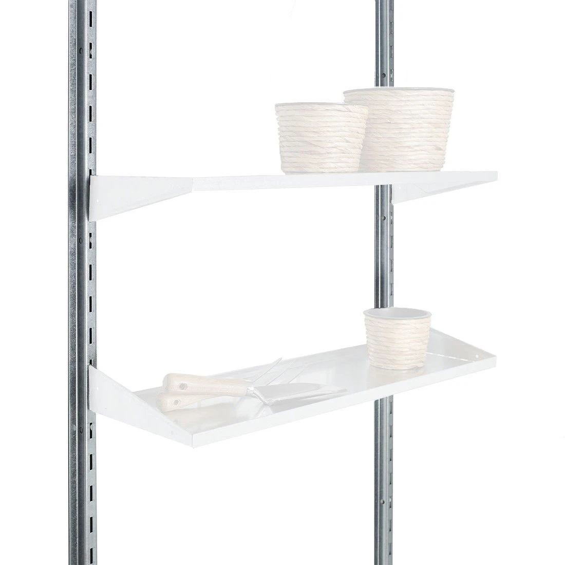 Biohort AvantGarde/HighLine/Panorama Regalsteher 2 Stück Silber 1 Biohort AvantGarde/HighLine/Panorama Regalsteher 2 Stück Silber