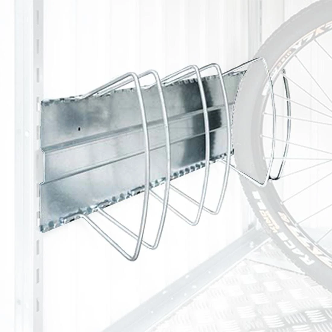 Biohort BikeHolder Fahrradständer Für 3 Fahrräder 72x10x33cm Silber 1 Biohort BikeHolder Fahrradständer Für 3 Fahrräder 72x10x33cm Silber