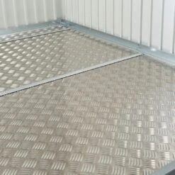 Biohort HighLine/Panorama Bodenplatte 243x123cm Silber