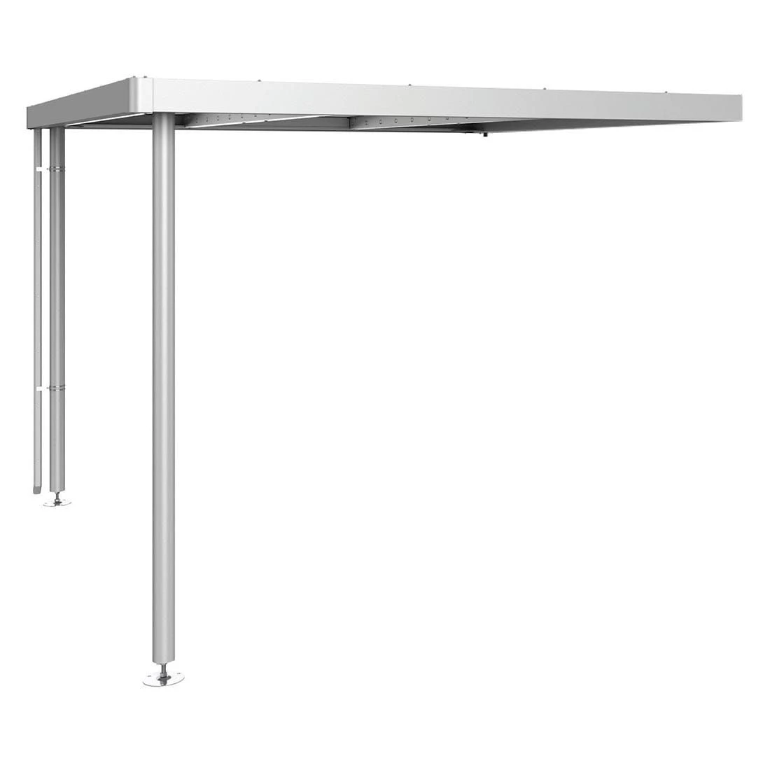 Biohort HighLine Seitendach Silber-Metallic 1 Biohort HighLine Seitendach Silber-Metallic