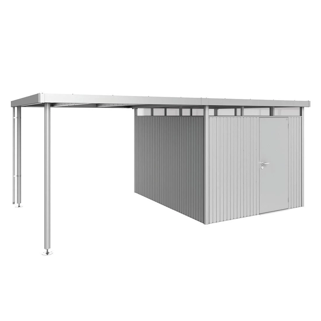 Biohort HighLine Seitendach Silber-Metallic 2 Biohort HighLine Seitendach Silber-Metallic – Bild 2