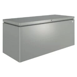 Biohort Loungebox Kissenbox Quarzgrau-Metallic -Deutschland Wellness Gart Verkaufs-Shop biohort loungebox kissenbox 200x85x90 cm quarzgrau metallic 1322016 1