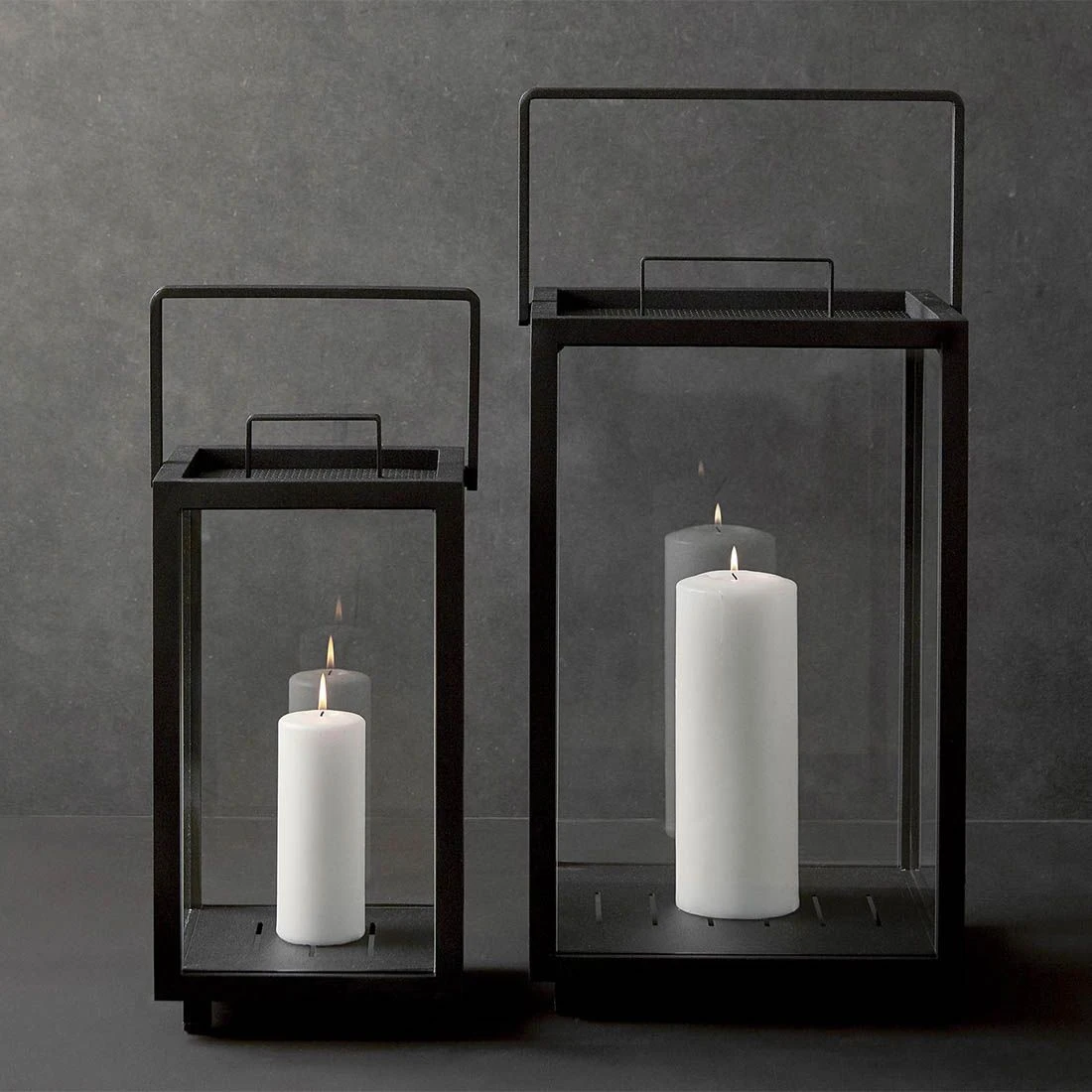 Cane-Line Lighthouse Laterne 23x23x42 Cm Aluminium Lava Grey 5 Cane-Line Lighthouse Laterne 23x23x42 Cm Aluminium Lava Grey – Bild 5